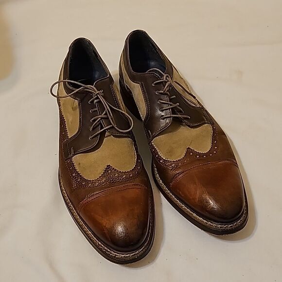 JOSE REAL  “HAND MADE in Italy OXFORD DRESS SHOES” 42 - Picture 1 of 11